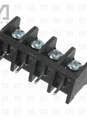 6PCR-04-006【CONN BARRIER STRIP 4CIRC 0.375'】