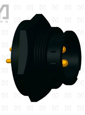 CC-03PMMP-LC7001【CONN RCPT MALE 3POS GOLD SOLDER】