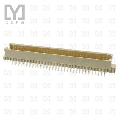 536019-5【CONN DIN PLUG 96POS PCB GOLD】