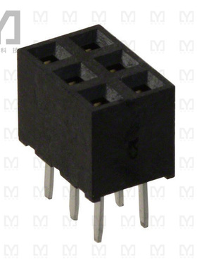 M22-7140342【CONN RCPT 6POS 0.079 GOLD PCB】