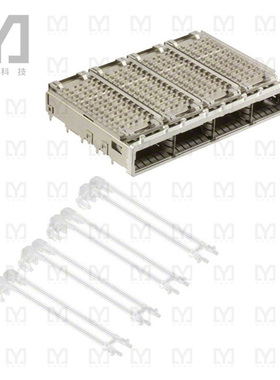 2057183-1【CONN QSFP+ CAGE 1X4 W/HSINK R/A】
