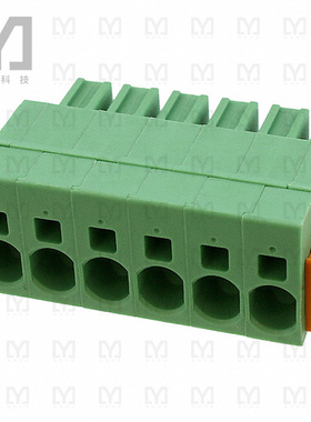 1718520【TERM BLOCK PLUG 6POS STR 7.62MM】