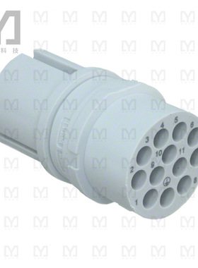 1245615-1【CONN INSERT FMALE 12POS】
