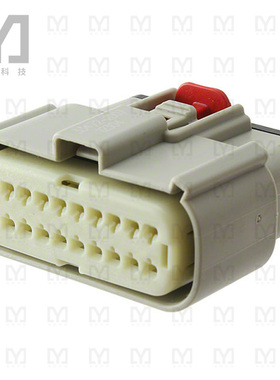 0334722007【CONN RCPT 20POS DUAL LTGRAY】