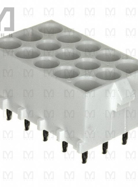 350837-1【CONN HDR 15POS 0.25 TIN PCB】