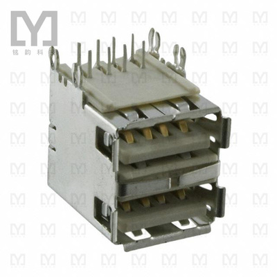 72309-8034BLF【CONN RCPT USB2.0 TYPEA STACK R/A】