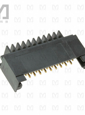 6-102589-2【CONN HEADER R/A 20POS 2.54MM】