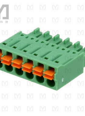 1748011【TERM BLOCK PLUG 6POS STR 3.81MM】