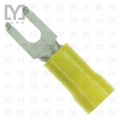 1-324581-1【CONN SPADE TERM 10-12AWG #6 YEL】