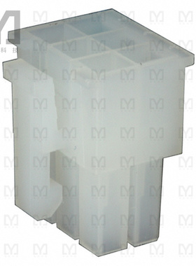 106527-6【CONN RECEPT 6 POS W/POSTIVE LOCK】