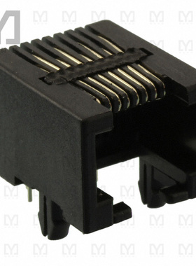 615008137121【CONN MOD JACK 8P8C R/A UNSHLD】