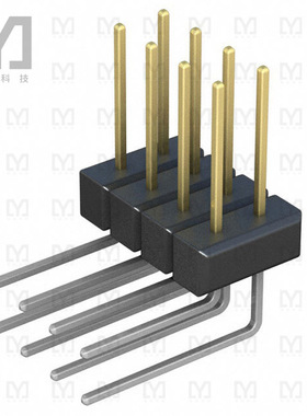 PBC04DBCN【CONN HEADER R/A 8POS 2.54MM】