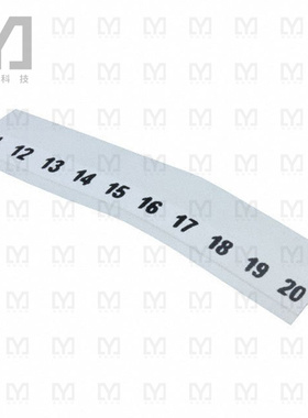 282928-2【TERM BLOCK ADH LABEL 10POS 11-20】