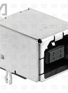 61729-1011BLF【CONN RCPT USB2.0 TYPEB 4POS R/A】