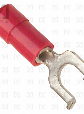 0191210008【CONN SPADE TERM 18-22AWG #8 RED】