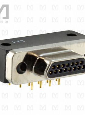 MDM-15PCBR-A174-F222【CONN MICRO-D PLUG 15POS R/A SLDR】