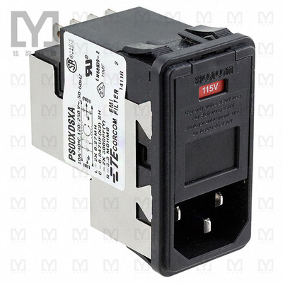 1-6609952-2【PWR ENT MOD RCPT IEC320-C14 PNL】