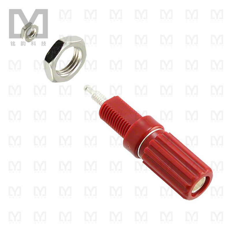 111-0102-001【CONN BIND POST KNURLED RED】