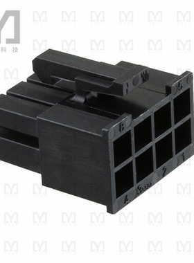 0039013085【MINIFIT REC 8POS 555708RBLACK】