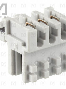 284932-3【CONN RCPT 3POS IDC 22-24AWG TIN】