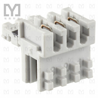 284932-3【CONN RCPT 3POS IDC 22-24AWG TIN】