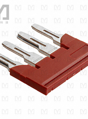 3030307【JUMPER TERM BLK 4POS FLAT PIN】