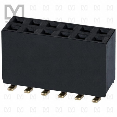 NPPC062KFMS-RC【CONN HDR 12POS 0.1 GOLD SMD】