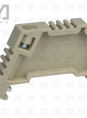 495040【CONN TERM BLK END BRKT RAIL BG】