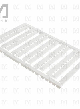 0829482【TERM BLOCK MARKER 72 SECTION WHT】