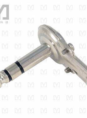 50-00185【CONN PLUG STEREO 6.35MM RA 3COND】