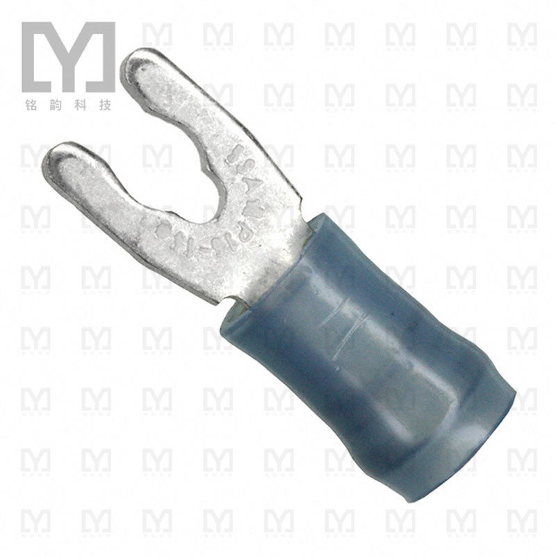 52934-1【CONN SPADE TERM 14-16AWG #5 BLU】