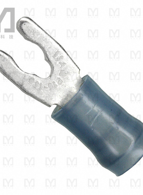 52934-1【CONN SPADE TERM 14-16AWG #5 BLU】