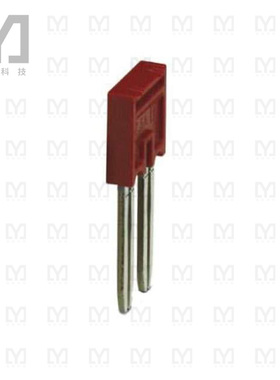 3033715【JUMPER TERM BLK 2POS FLAT PIN】