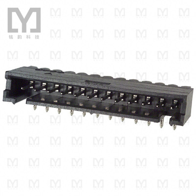 6-102523-0【CONN HEADER R/A 12POS 2.54MM】