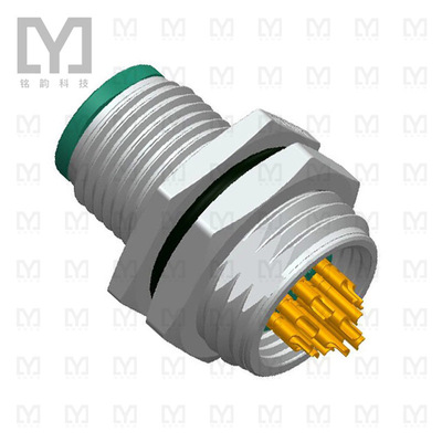 M12A-12PMMS-SH8001【CONN PLUG MALE 12POS SOLDER CUP】
