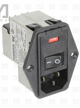 6609929-2【PWR ENT MOD RCPT IEC320-C14 PNL】