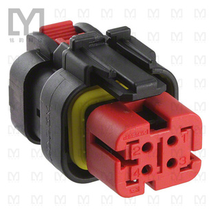 776487-1【CONN PLUG ASSY 4POS 14-18AWG RED】