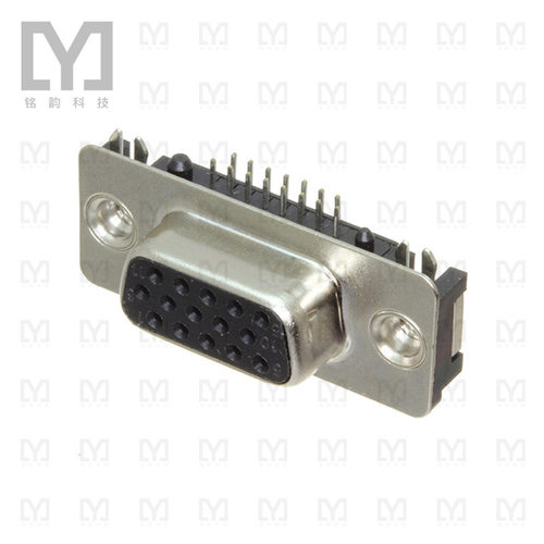 200-015-213L537【CONN DSUB HD RCPT 15POS R/A SLDR】