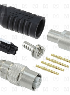 1-2823446-1【CONN RCPT FMALE 4POS GOLD CRIMP】