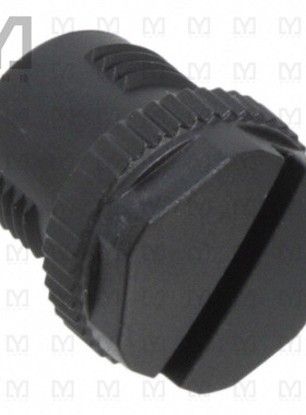 1553129【CONN SCREW PLUG M12 BLACK】