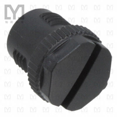 1553129【CONN SCREW PLUG M12 BLACK】