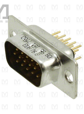 09561615700【CONN DSUB HD PLUG 15POS VERT SLD】