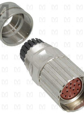 1607323【CONN PLUG HSG MALE 17POS INLINE】