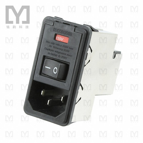 8-6609107-3【PWR ENT MOD RCPT IEC320-C14 PNL】