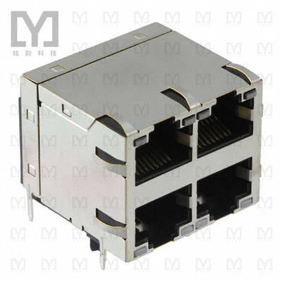 JXC0-0351NL【CONN MAGJACK 4PORT 1000 BASE-T】