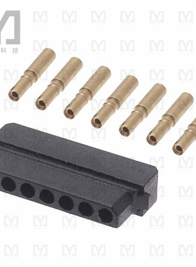 M80-8990705【CONN RCPT 7POS CRIMP 22AWG GOLD】