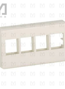 NK4MFWH【FACEPLATE 4PORT WHITE】