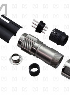 C091 31H005 102 4【CONN PLUG MALE 5POS INLINE SOLDR】