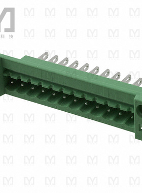 0707196【TERM BLK HEADER 12POS GREEN】