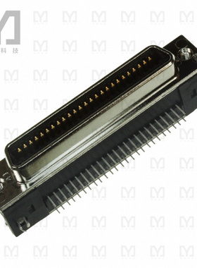 5557932-1【CONN SCSI RCPT 50POS R/A SOLDER】